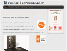 Tablet Screenshot of carlessalvador.net